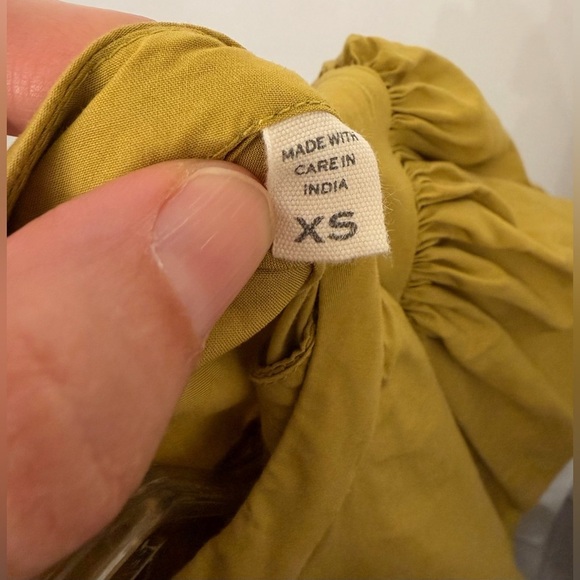 DOEN Edlynne Maxi Dress Organic Poplin Oregano Size XS - Picture 8 of 12